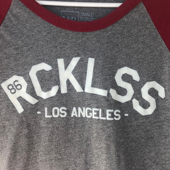Young & Reckless Baseball Tee - Picture 2 of 4